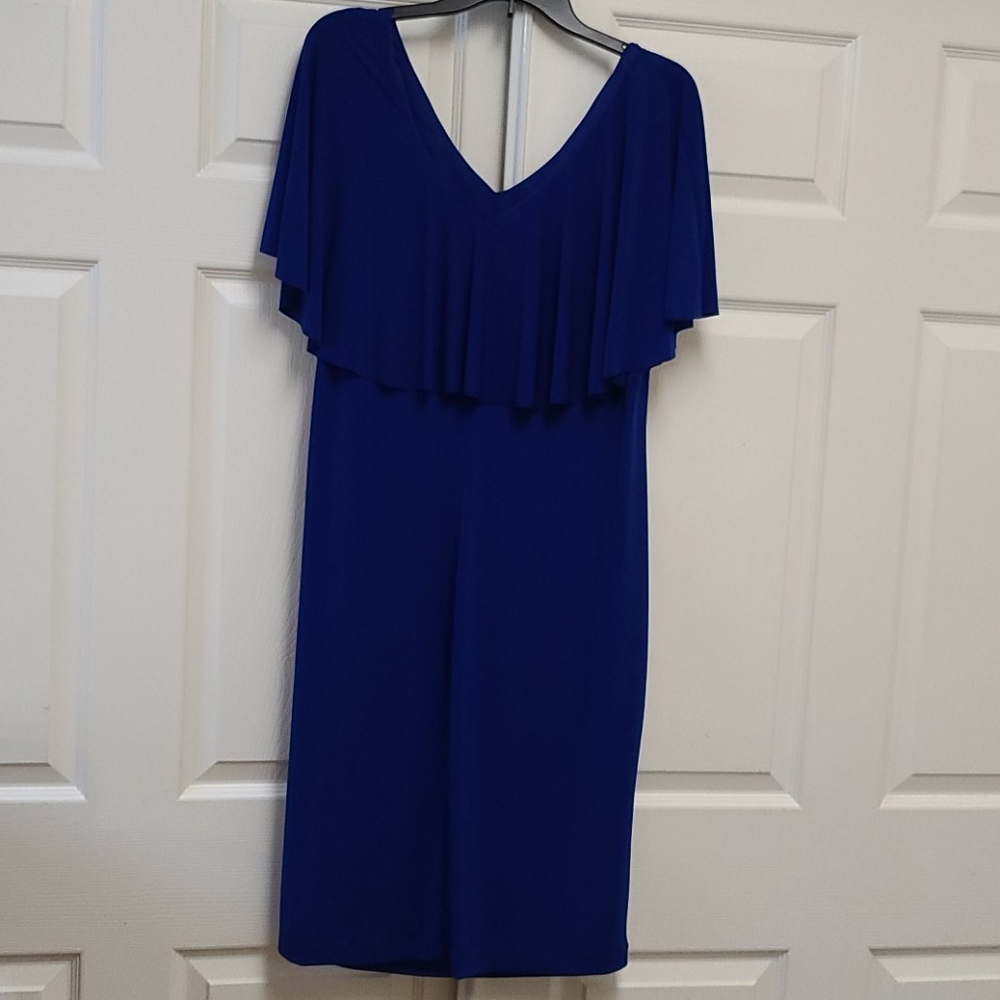 Connected Apparel blue dress size 16